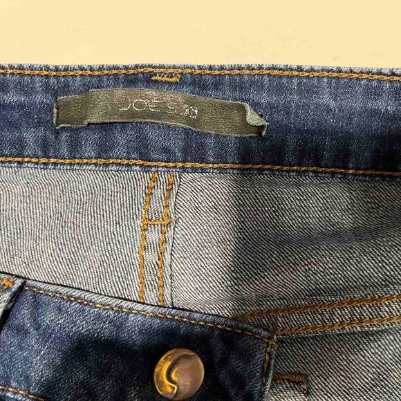 Joe's Jeans Mid-rise Skinny  Raw Hem Stretch  Size 27W - Picture 5 of 13